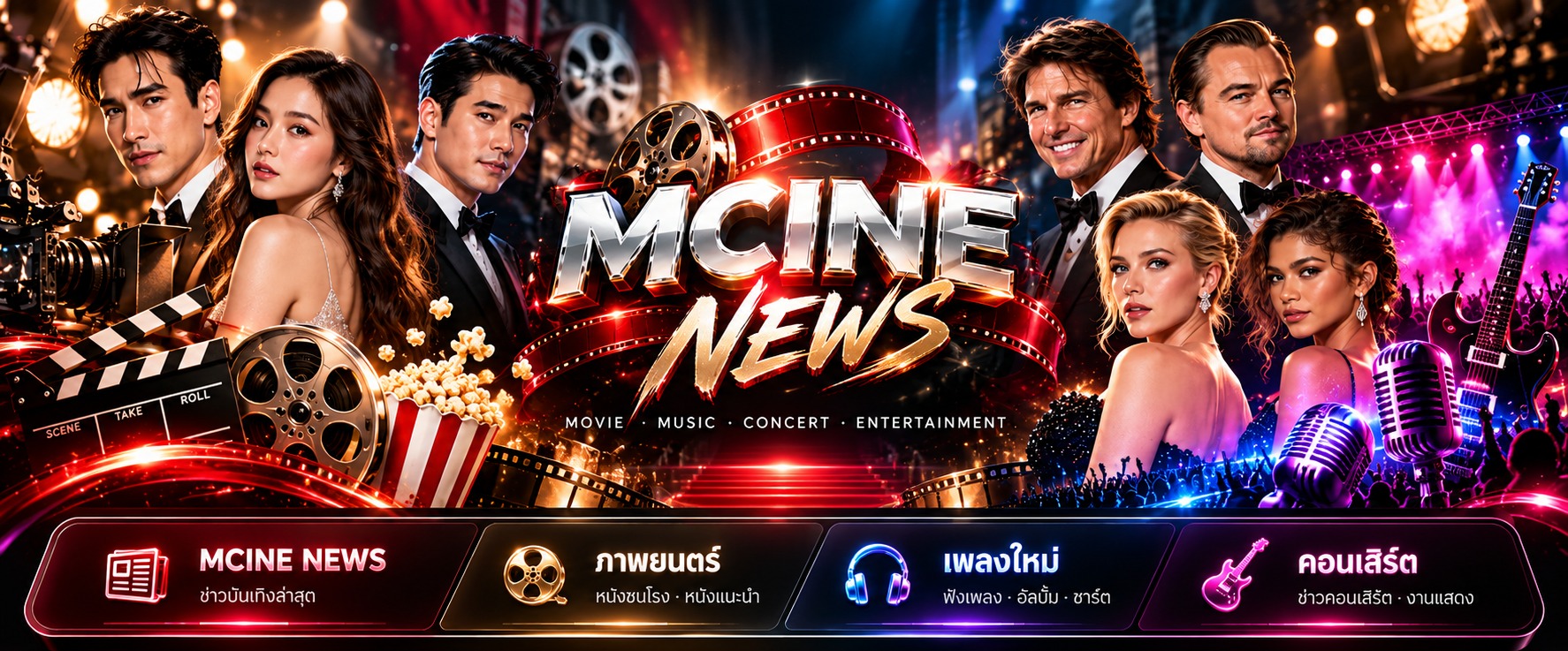 MCINE NEWS ภาพยนตร์ เพลงใหม่ และคอนเสิร์ต
